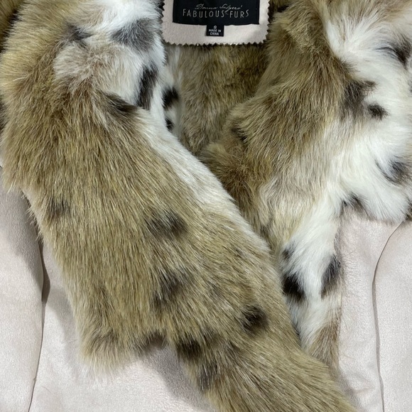 DONNA SALYERS FABULOUS
FIT SNOW LYNX FAUX FUR
JACKET - Picture 14 of 14